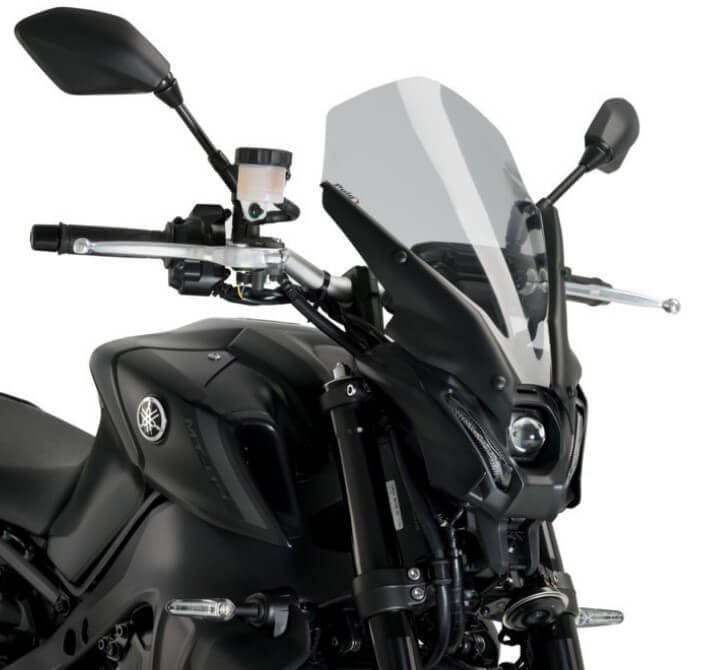 MRA　スクリーン　MT09(21〜23)　ブラック　ヤマハ　MT-09 Puig New Generation Touring Windscreens '21+ Yamaha MT-09