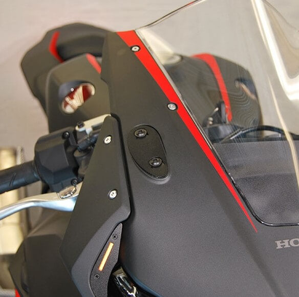 New Rage Cycles Mirror Block Off Plates '17+ Honda CBR1000RR