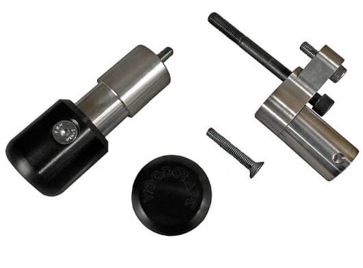 Woodcraft Frame Slides '06-'08 Kawasaki Ninja 650R