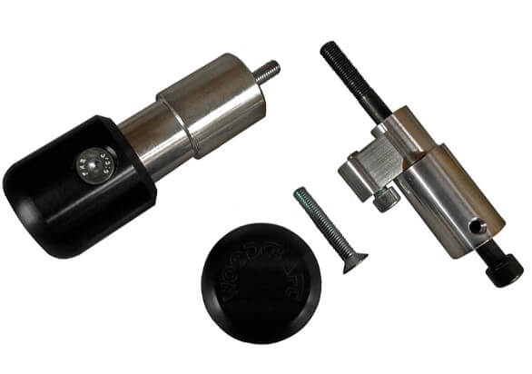 Woodcraft Frame Slides '09-'11 Kawasaki Ninja 650R/ER-6n