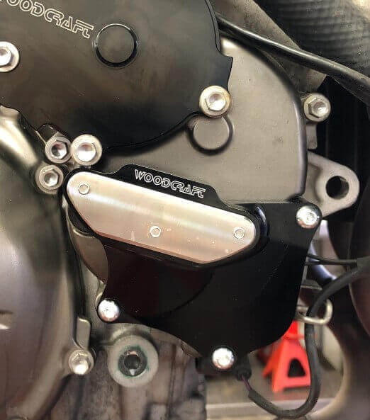 WoodCraft RHS Crank Cover Protector '09-'22 Kawasaki ZX6R