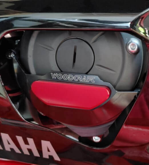 WoodCraft LHS Engine Cover Protector (Stator) '15-'21 Yamaha R3/MT-03