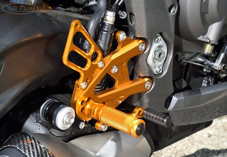 Sato Racing Rear Sets '20-'21 Triumph 765 Street Triple/RS Quickshift