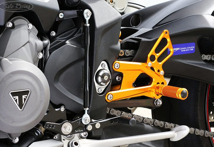 Sato Racing Rear Sets '20-'21 Triumph 765 Street Triple/RS Standard