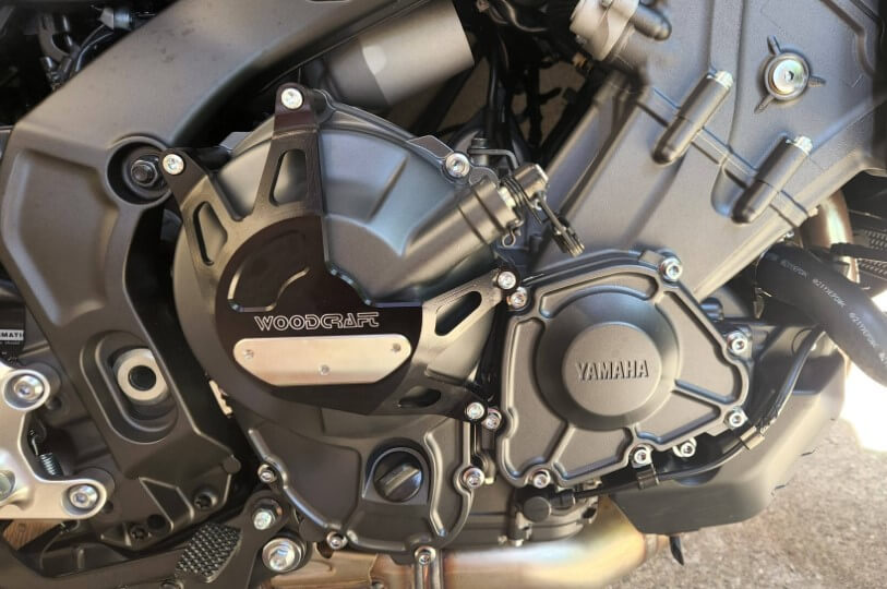 WoodCraft RHS Clutch Cover Protector '21-'22 Yamaha MT-09/XSR900