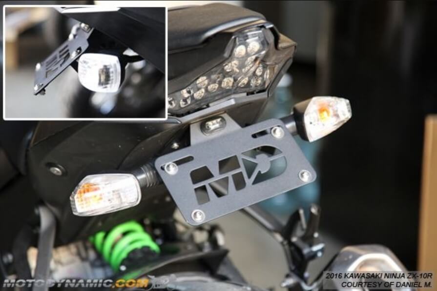 Motodynamic Fender Eliminator Kawasaki '19-'22 ZX-10R/R /'18 ZX-10R SE
