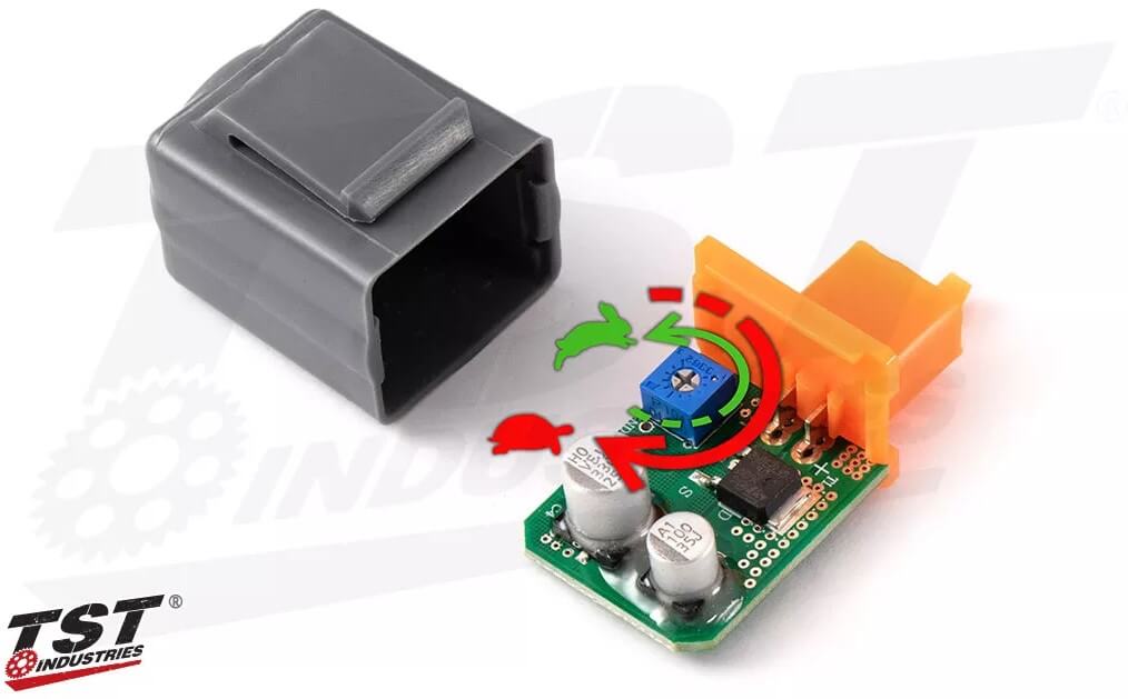 TST Industries 2 Pins LED Flasher Relay Gen2-SK (Check Fitment Chart)