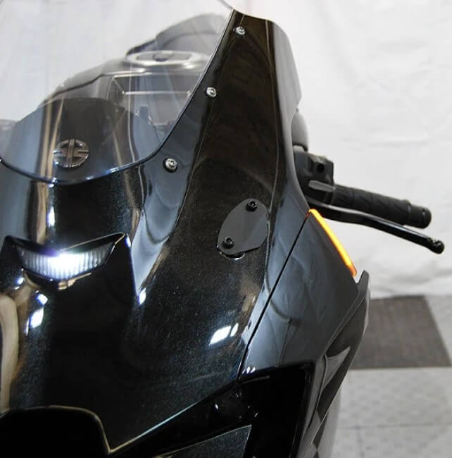 WEATHERHEADプレート PowerMadd 13223 Cobra Windshield for Ski Doo ZX - Black