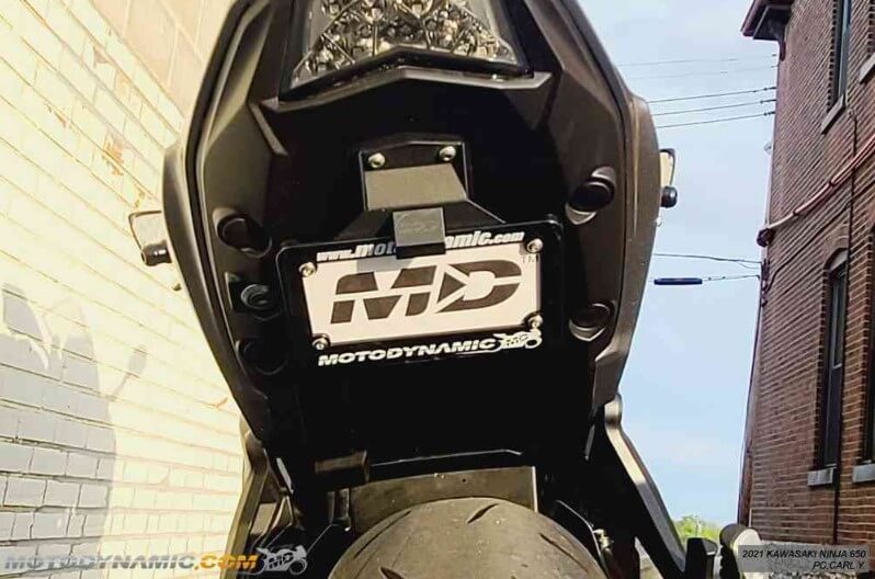 Motodynamic Low Profile Fender Eliminator '17-'22 Kawasaki Z650/Ninja 650