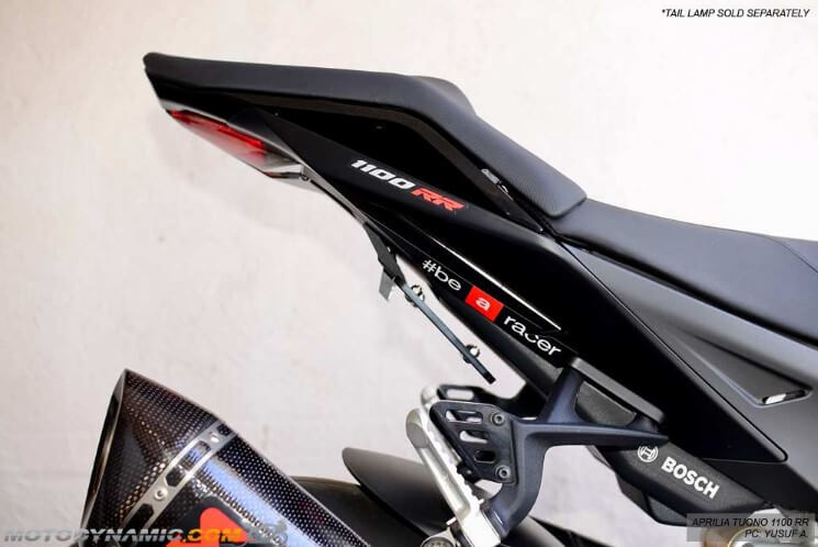 Motodynamic Low Profile Fender Eliminator Aprilia '09-'20 RSV4/ '11-'20 Tuono V4