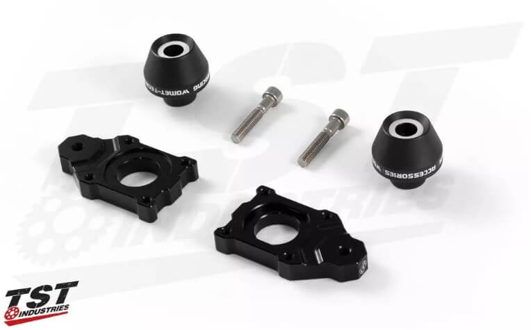 Womet-Tech Axle Block Protectors '09-'23 BMW S1000RR, '14-'20 S1000R