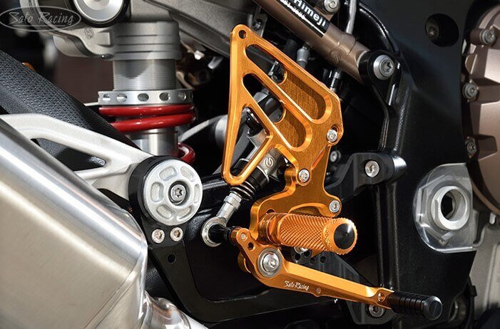 Sato Racing Adjustable Rearsets 2020-2021 BMW S1000RR (With Exhaust Hanger)