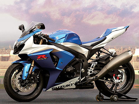 LuiMoto Team Suzuki Seat Cover 2009-2014 Suzuki GSXR 1000 - Blue/Silver