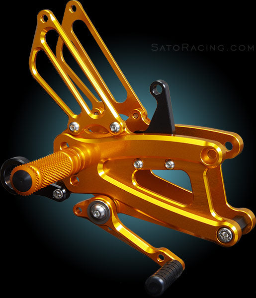 Sato Racing Rear Set Kit For 2013-2017 Triumph Daytona 675 / R