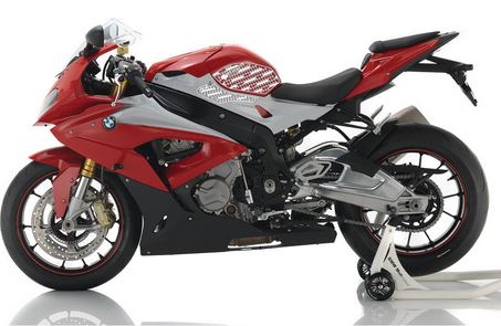 StompGrip Volcano Traction Tank Pad Kit for 2015 BMW S1000RR, 2014-2015 S1000R