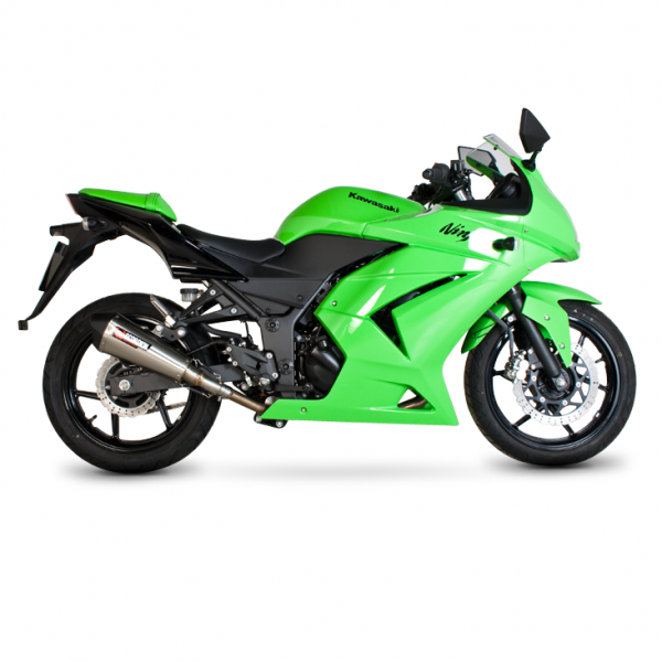 Scorpion Serket Taper Slip-on Exhaust System '08-'12 Kawasaki Ninja 250R