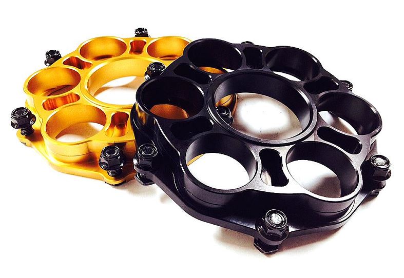 Drive Systems Superlite RS7 525 Pitch Steel Quick Change Sprocket w.EK Quadra-X Ring Sealed Chain - Ducati 1199/1299 Panigale