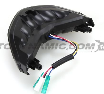 Motodynamic Sequential LED Tail Light for '14-'18 Ducati Monster 797/821/1200, '17-'18 Supersport - Smoke