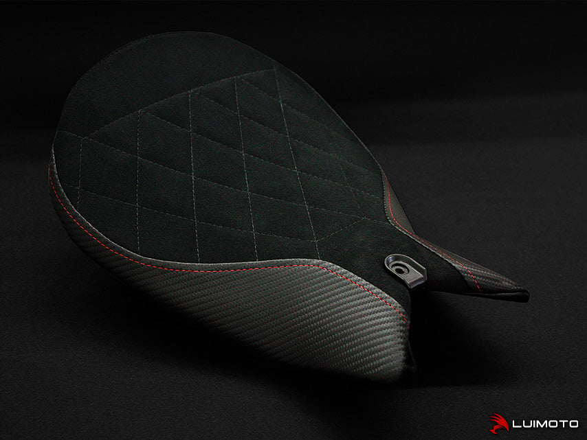 Black Diamond Quilt w/Red Stitch On The Sides Shown