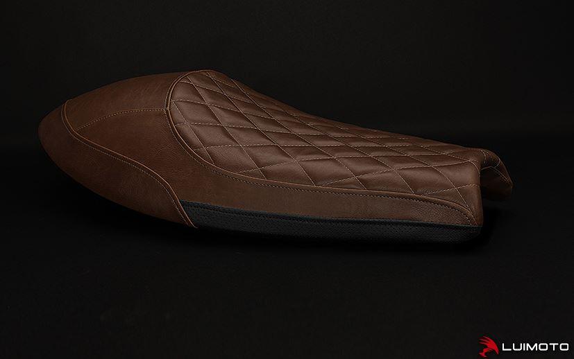 LuiMoto Vintage Diamond Rider Seat Cover '16-'20 Triumph Street Thruxton