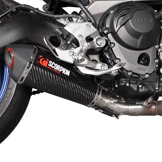 Scorpion Serket Taper Slip-On Exhaust System for 2014-2017 Yamaha FZ-09 / MT-09
