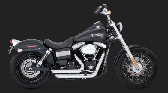 Vance & Hines Shortshots Staggered Full Exhaust System '12-'15 Harley-Davidson Dyna