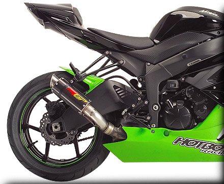 Hotbodies Racing MGP Growler Carbon Slip-on Exhaust System 2009