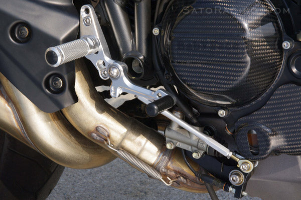 Sato Racing Adjustable Rearsets for Ducati Streetfighter / S