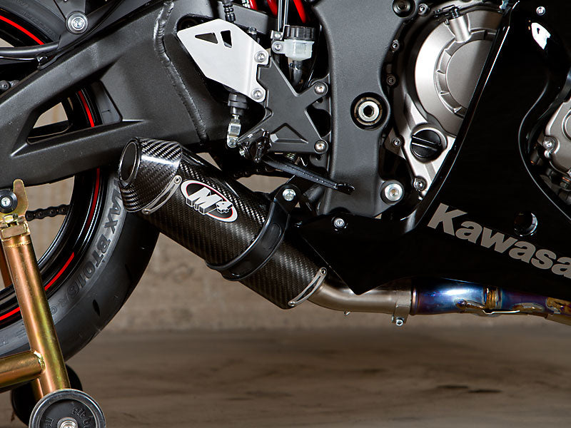 M4 Street Slayer Carbon Slip-on Exhaust System 2011-2015 Kawasaki ZX10R