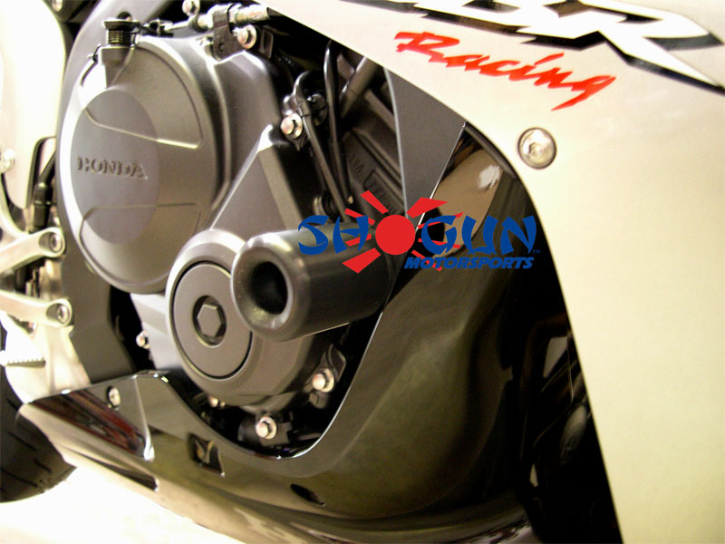 Shogun No-Cut Frame Slider Black for 2007-2008 Honda CBR600RR