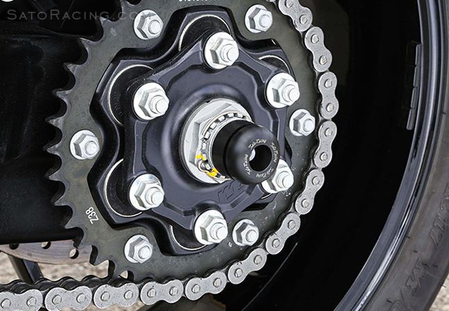 Sato Racing Rear Axle Sliders for 2014-2017 KTM 1290 Super Duke / R