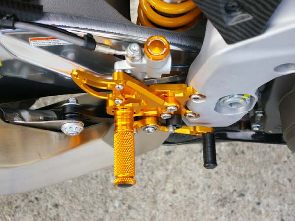 Sato Racing Adjustable Rearsets '11-'13 Aprilia RSV4 APRC