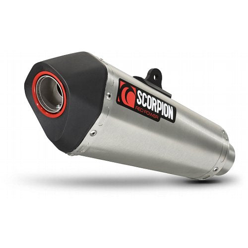 Scorpion Serket Taper Slip-On Exhaust System for 2014-2017 Yamaha FZ-09 / MT-09 - Stainless Steel