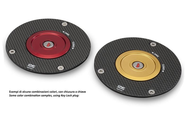 CNC Racing Carbon Fiber Fuel Tank Cap Flange