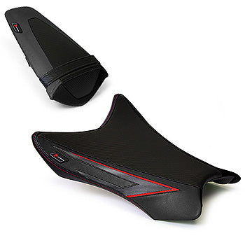 LuiMoto Team Kawasaki Seat Cover 2011-2015 Kawasaki ZX10R - Blk/Red