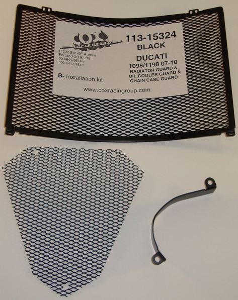 Cox Racing Radiator & Oil Cooler Guard for 2007-2011 Ducati 1098 / 1198