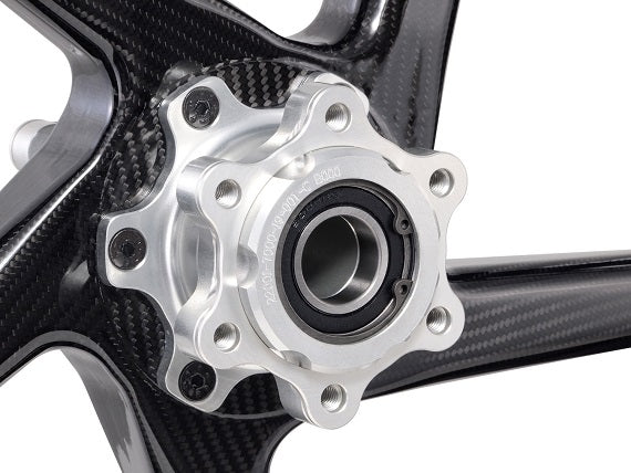 BST 3.5" x "17 5 Spoke Slanted Carbon Fiber Front Wheel for 2013 BMW S1000RR HP4