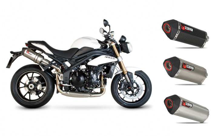 Scorpion Serket Parallel Slip-on Exhaust System '11-'15 Triumph Speed Triple/R