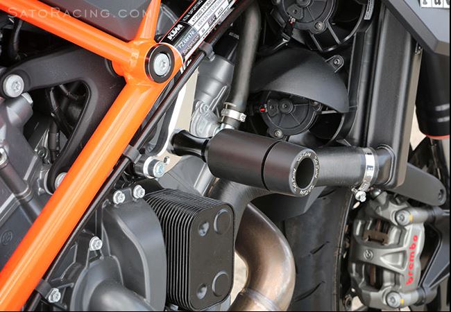 Sato Racing Frame Sliders for 2014-2019 KTM 1290 Super Duke / R