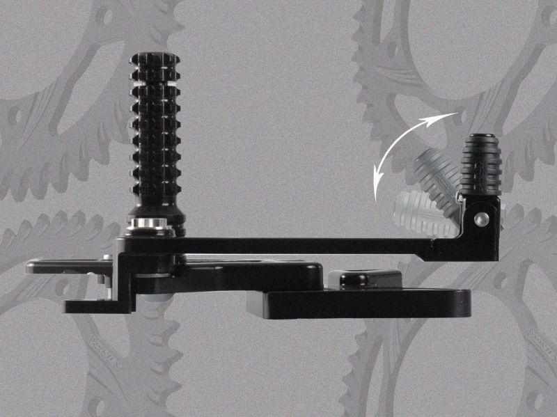 Vortex V2 Adjustable Rearset for 2009-2013 Yamaha YZF R1