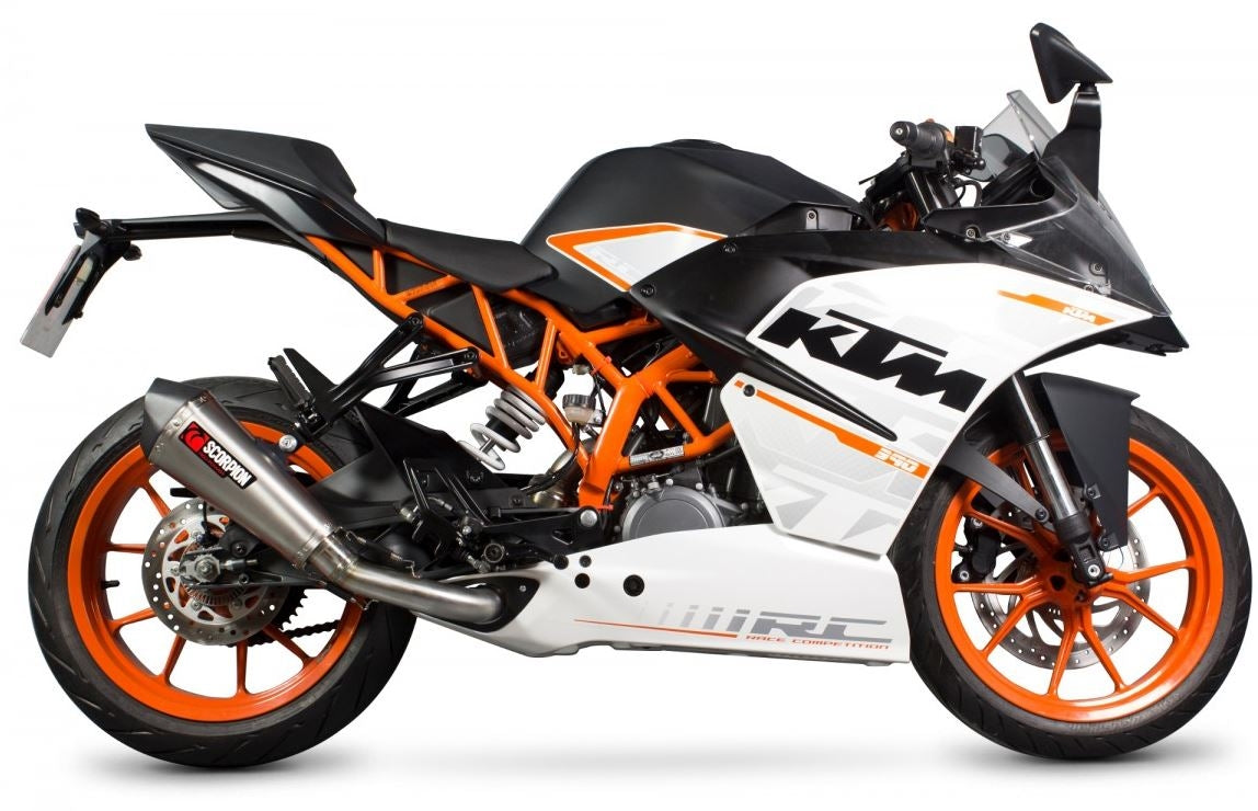 Scorpion Serket Taper 3/4 Slip-On Exhaust System '14-'16 KTM RC 390