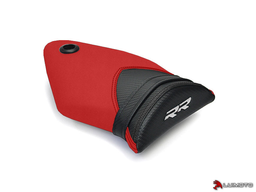 LuiMoto Technik Edition Seat Cover 2012-2014 BMW S1000RR - Cf Black/Black/Red