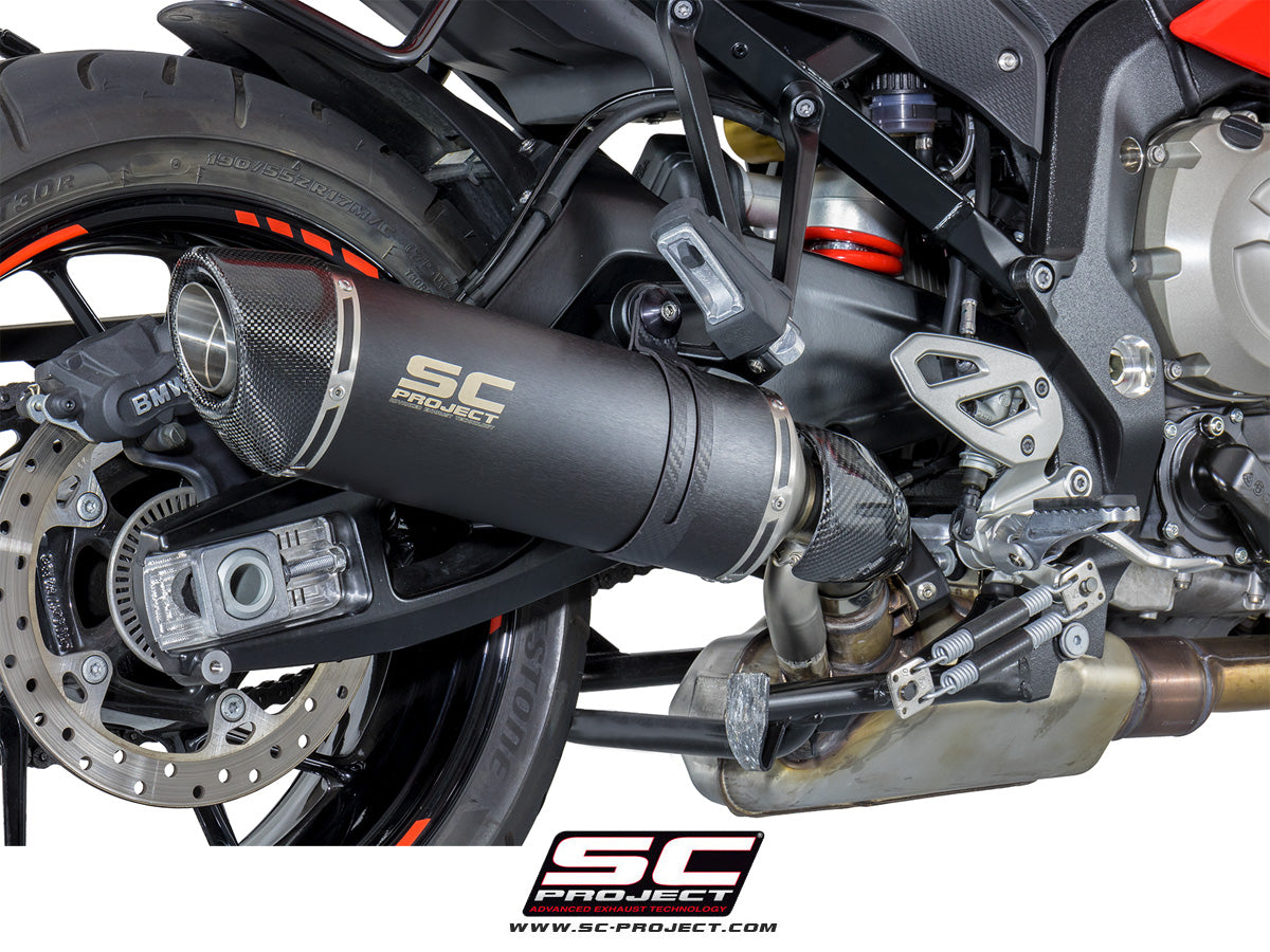 SC Project Oval Muffler (Low Position) Slip-on Exhaust 2017-2019 BMW S1000XR