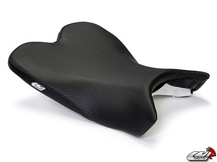 LuiMoto Base Line Seat Cover '09-'14 Yamaha YZF R1 - CF Black