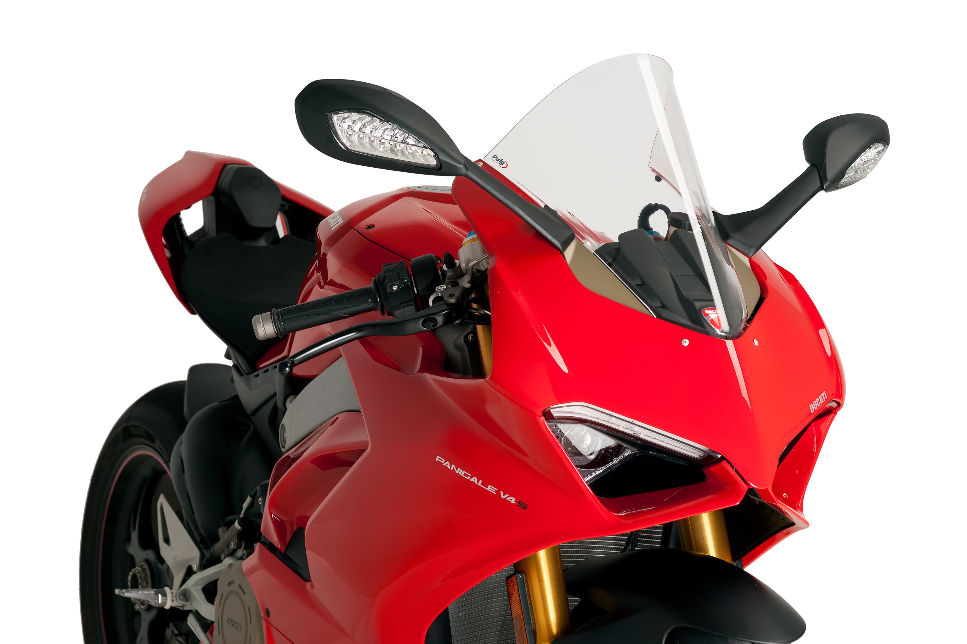 Puig R-Racer Windscreen for 20-24 Ducati Panigale V4R/V4S