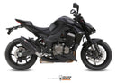 MIVV Suono Black Stainless Steel Slip-On Exhaust '14-'20 Kawasaki Z 1000/R