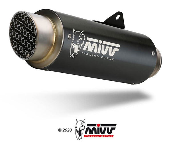 MIVV GP Pro Black Stainless Steel Slip-On Exhaust '17-'19 Kawasaki Z 900