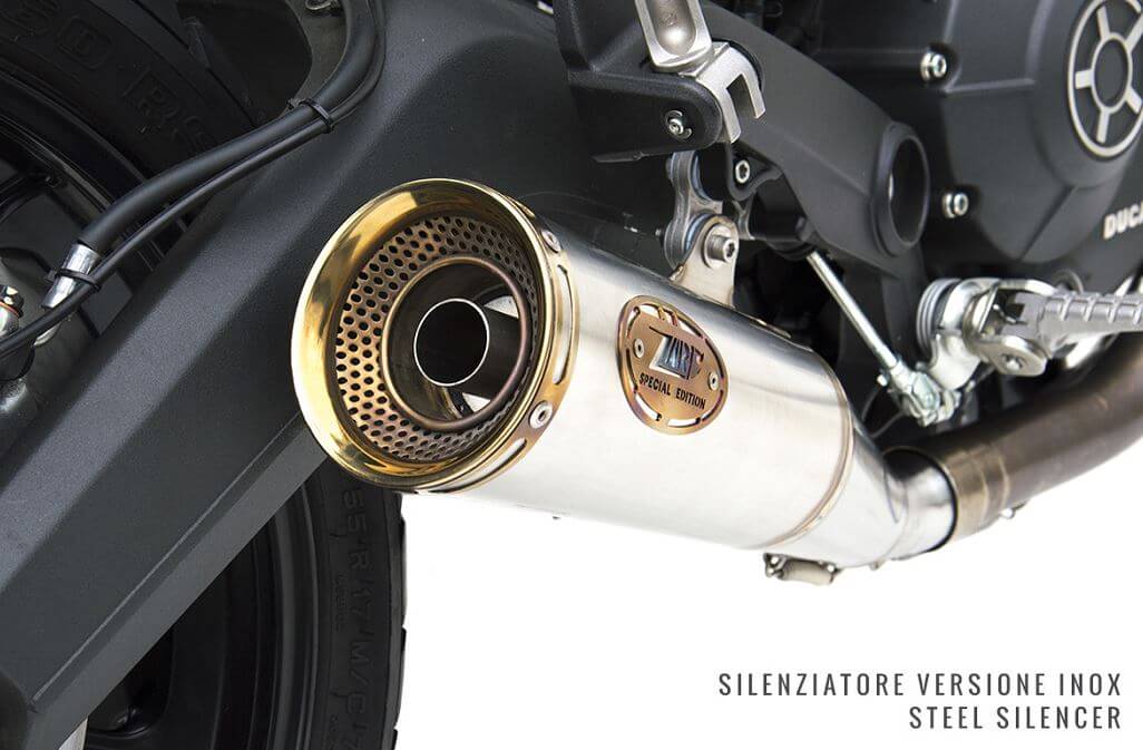 Buy Zard Zuma Racing Slip-On Exhaust '15-'19 Ducati Scrambler 800