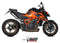 MIVV X-M5 Titanium Slip-On Exhaust '20-'23 KTM 1290 Superduke