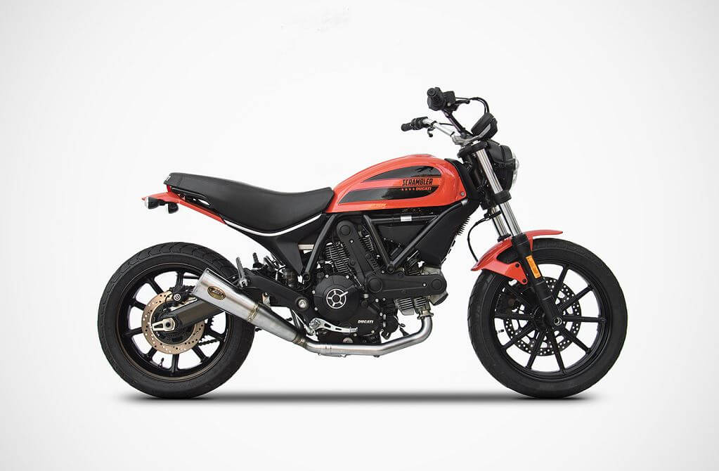 Zard Racing Slip-On Exhaust '16-'19 Ducati Scrambler Sixty2